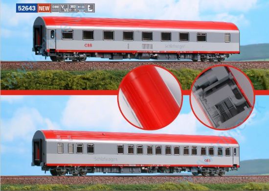 Obrázok pre 628/52643 WLABmz *ÖBB V-VIep* Schlafwage