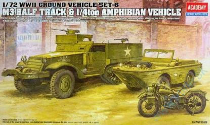 Obrázok pre 7/13408 M3 Half Track&1/4t Amphib.Vehi