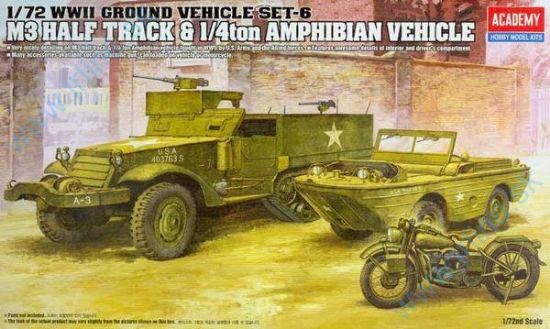 Obrázok pre 7/13408 M3 Half Track&1/4t Amphib.Vehi