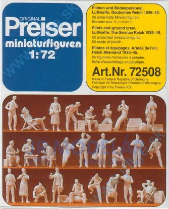 Obrázok pre 80/72508 Luftwaffe PILOT+person*1935-45