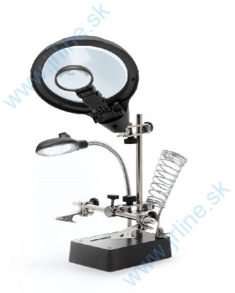 Obrázok pre 20/G10103 Držiak*Tretia ruka+Lupa+Lampa