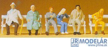 Obrázok pre 80/14004 Sediaci Cestujúci/lavička