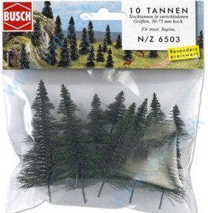 Obrázok pre 56/6503 10ks Jedľa 3-7cm * zapichovaci