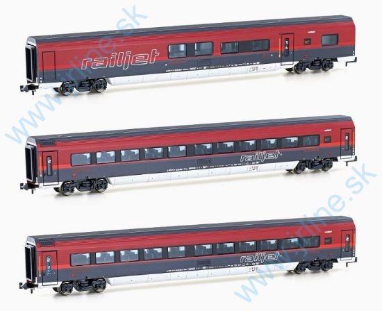 Obrázok pre 71/25225 ÖBB Railjet SET*3-dielny* VIep