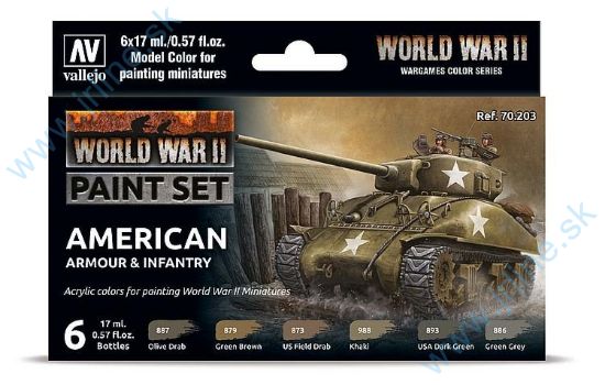 Obrázok pre 18/70203 Set*US Armour & Infantry* WWII