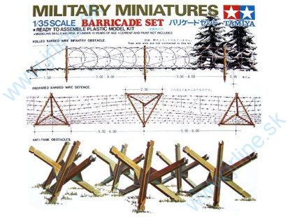 Obrázok pre 6/35027 Barricade SET*OstnatýDrôt/Tank
