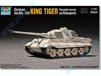 Obrázok pre 13/07292 King Tiger Porsche turret w/Zi