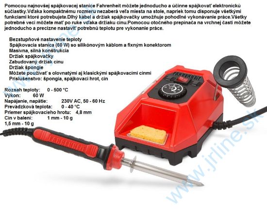 Obrázok pre 20/G28005 Spájkovacia stanica 220V/60W