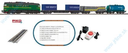 Obrázok pre 63/97940 START-Set - ANALOG * Motorvá lokomotíva SŽD M62 + Nákladné Vagóny