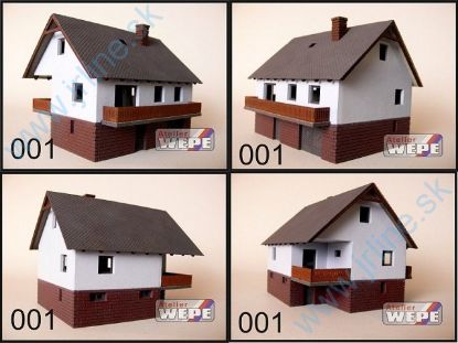 Obrázok pre 552/H001 Rodinný dom*Okál balkón*110x88