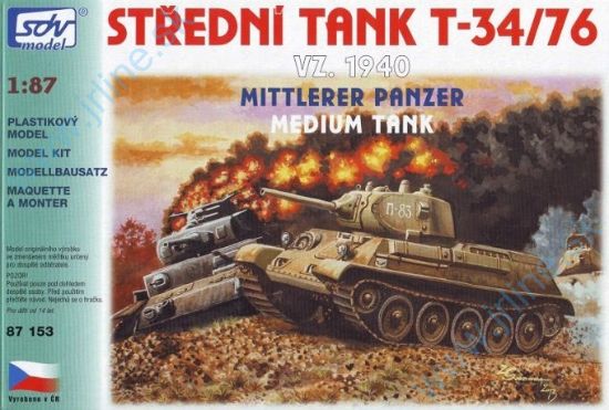 Obrázok pre 43/87153 Tank  T-34-76 vz. 1940
