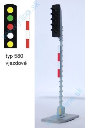 Obrázok pre 59/580 Vjazdové *ŽZČBŽ* Návestidlo