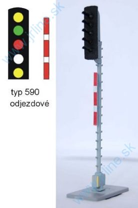 Obrázok pre 59/590 Odjazdové *ŽZČBŽ* Návestidlo