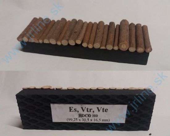 Obrázok pre 53/XH29641R DREVO* Vtr-Es *ROCO*99x30x16mm