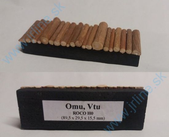 Obrázok pre 53/XH29642R DREVO*Vtu-Omu*ROCO* 89x29x15mm