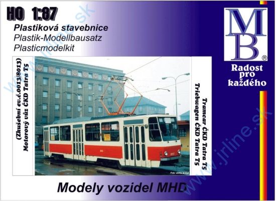 Obrázok pre 89/21521 Stavebnica*ČKD T5-Skúšobná0013