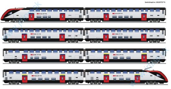 Obrázok pre 61R/7700007 8-dielny -SET * RABe 502 * SBB VI.ep.