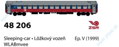 Obrázok pre 628/LS48206 WLABmvee 008-6 * ŽSR V.ep.* 1999