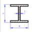Obrázok pre 555/MS-7011 MOSADZ* H profil *1x1mm* 50cm