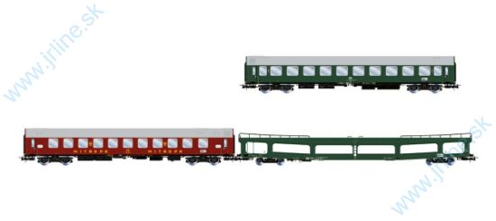 Obrázok pre 627/4418 DR, 3-tlg. Set des Autoreisezu