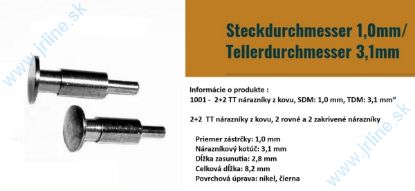 Obrázok pre 74/MT1001 2+2 * Nárazník ¤3,1mm/1mm
