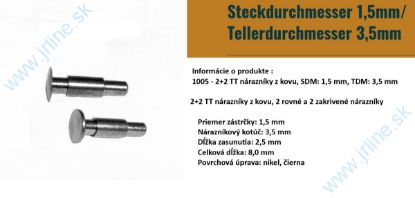Obrázok pre 74/MT1005 2+2 * Nárazník - ¤3,5/1,5mm