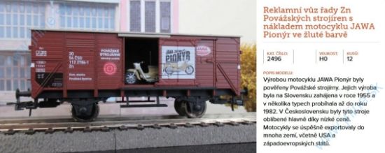 Obrázok pre 626EM/2496 Zn 2784-1*ČSD IVep*JAWA Považs