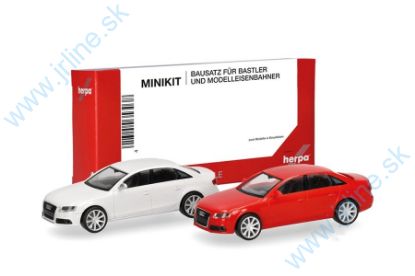 Obrázok pre 91/014144 MiKit*Audi A4 Limous*White-RED