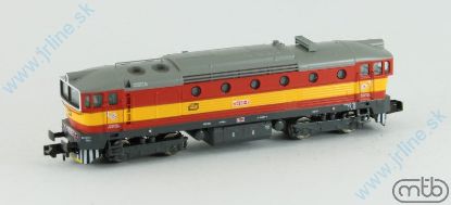 Obrázok pre 70/N754-021 754 021-4 * ČD IV.-V.ep.* Červeno-Šedá-Žltý široký pruh