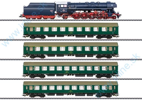Obrázok pre 615/MA26498 Múzejný vlak s Albatros * 498,104 + Osobné-Vagóny  ČSD * VI.ep