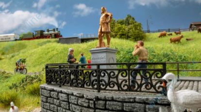 Obrázok pre 54/14835 Pamätníky - Pomníky *  Štyri monumenty (Johannes Gutenberg, Pieta, Fridrich Veľký, Georg Friedrich Händel)