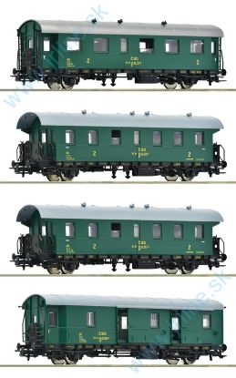 Obrázok pre 62R/6200088 Set * 3ks Bi + Dd ČSD IV.ep. ( ex Donnerbüechsen DRG )