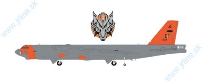 Obrázok pre 91/573726 B-52H USAF 49th TES Orange