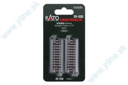 Obrázok pre 73/K20-030 Kolaj rovná 64 mm * 2ks *
