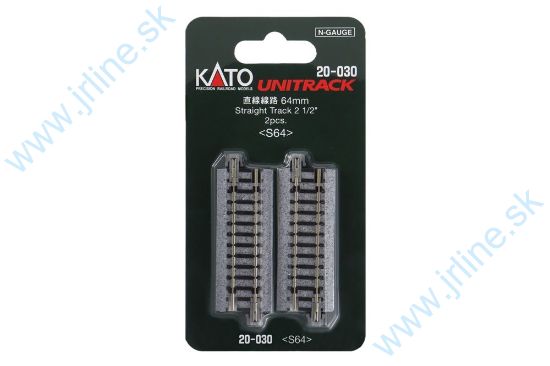 Obrázok pre 73/K20-030 Kolaj rovná 64 mm * 2ks *