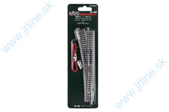 Obrázok pre 73/K20-202 Výhybka ĽAVÁ*R718-15°*Elektric