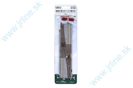 Obrázok pre 73/K20-230 2-Koľaj+Výhybka 248mm*ĽAVÁ