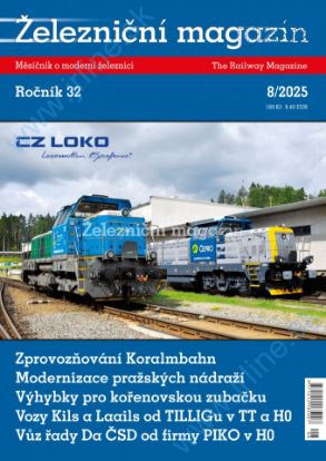Obrázok pre 100/25-08 Železničný Magazín 8-2025 *CZ*