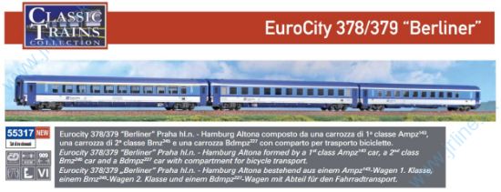Obrázok pre 628/55317 EC378-379*BERLINER*CZ-ČD VIep*