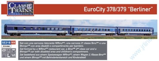 Obrázok pre 628/55318 EC378-379*BERLINER*CZ-ČD VIep*
