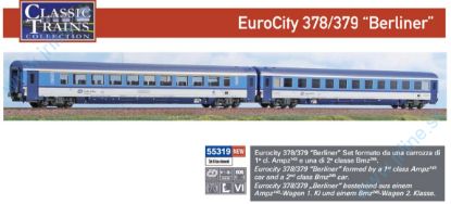 Obrázok pre 628/55319 EC378-379*BERLINER*CZ-ČD VIep*