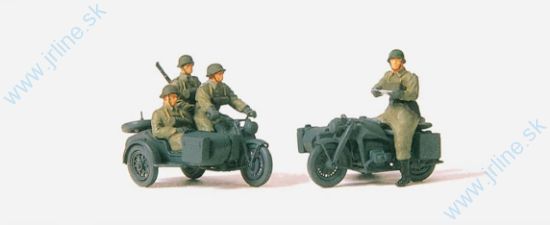 Obrázok pre 80/72538 Motorky Zündap KS750 s posádko