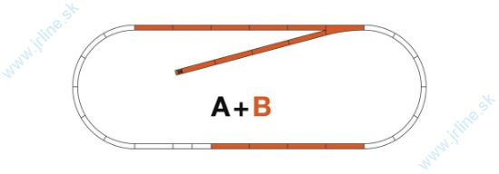 Obrázok pre 64/42020 Koľajový set "B" - Rozširovací