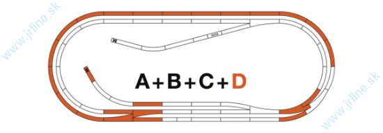 Obrázok pre 64/42022 Koľajový set "D"- rozširovací