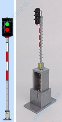 Obrázok pre 58/240C Vjazdové *ZČ* Návestidlo* 50mm