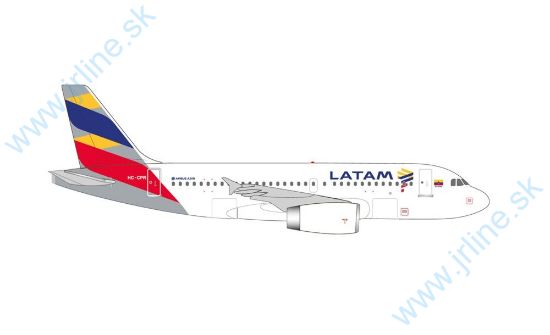 Obrázok pre 91/538770 A319 LATAM - Ecuador Flag