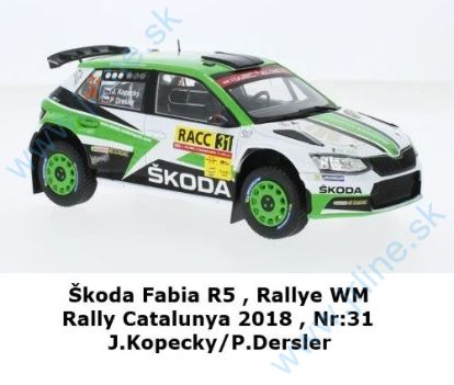 Obrázok pre 152/24RAL031A ŠKODA Fabia R5*31*rCATALUN-018