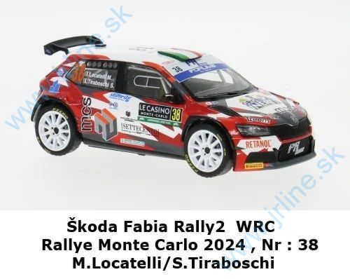 Obrázok pre 152/RAM921 ŠKODA Fabia R2 *38*RalM-C*2024