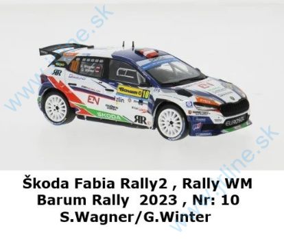Obrázok pre 152/RAM949 ŠKODA Fabia R2*10*Barum R*2023