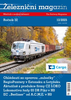 Obrázok pre 100/25-12 Železničný Magazín 12-2025 *CZ